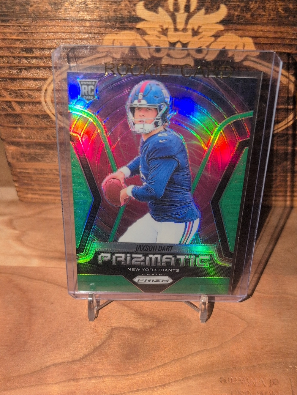 2025 Prizm Jackson Dart Prizmatic Rookie Card Giants
